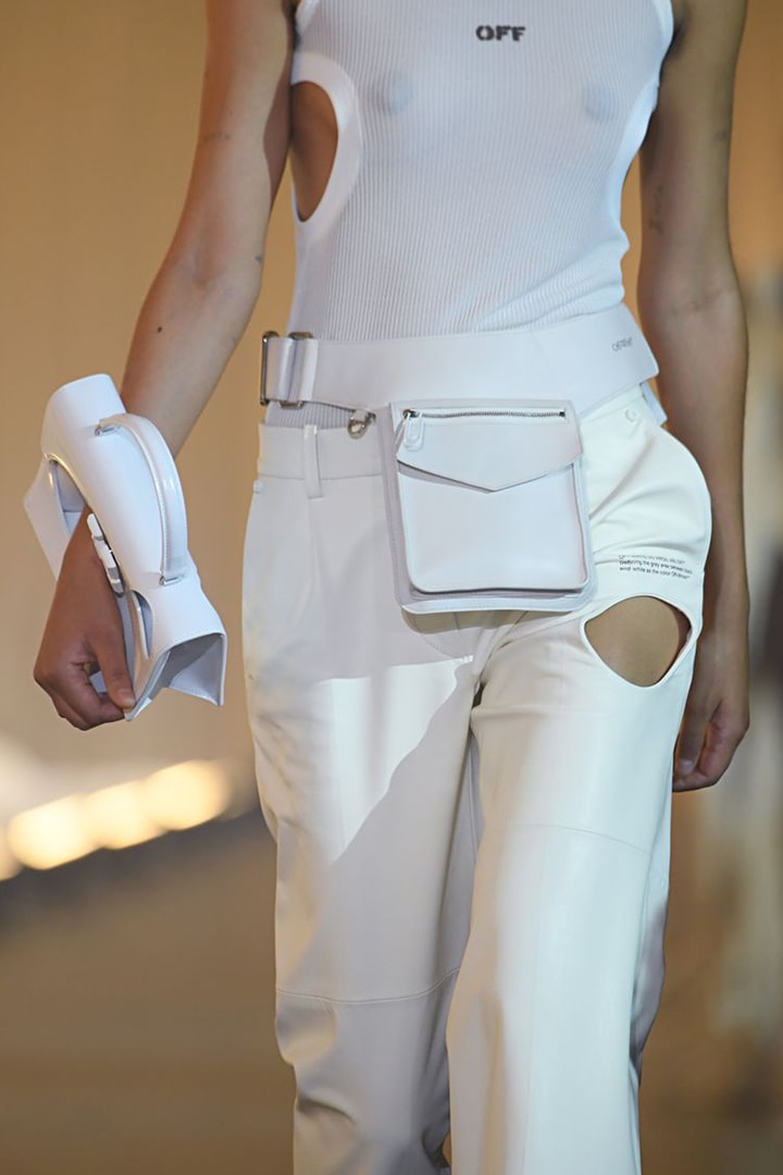 Off-white spring 2020 runway handbag