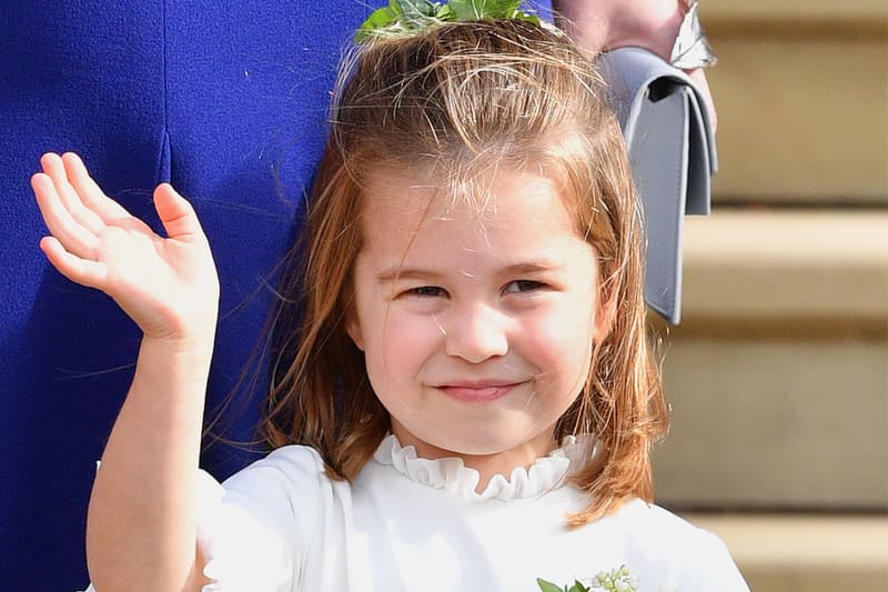 Princess Charlotte Wedding Waving