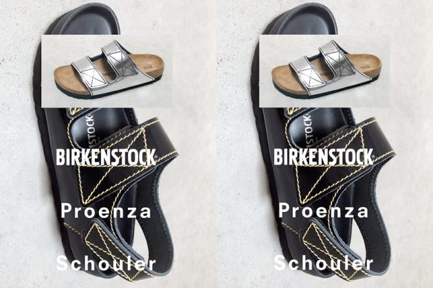 Birkenstock Proenza Schouler arizona milano sandals collabration