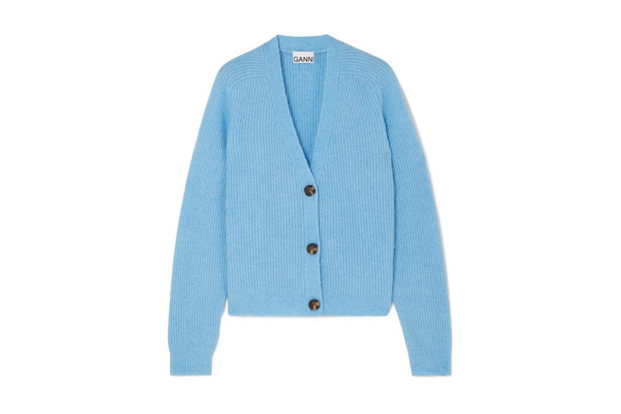 Ribbed-Knit Cardigan