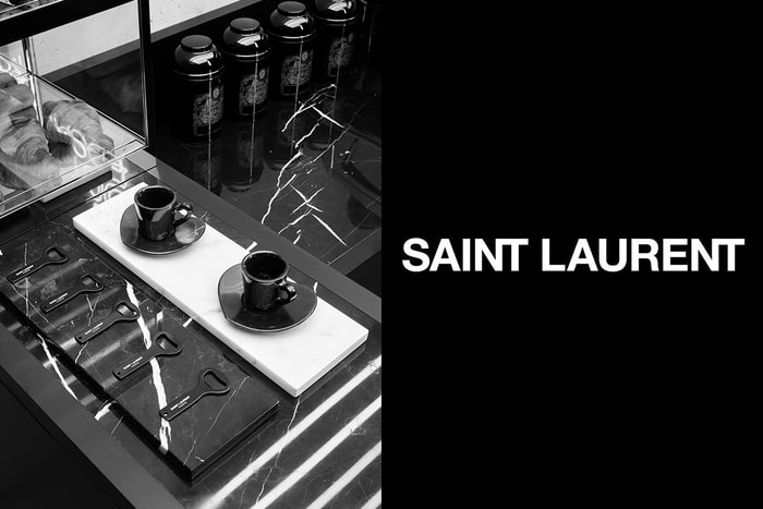 Saint Laurent 巴黎開 Café！黑色咖啡杯上藏驚喜