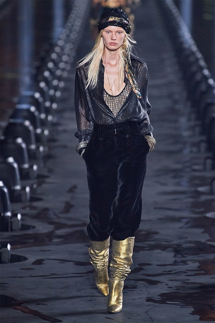 Paris Fashion Week Runway Anthony Vaccarello