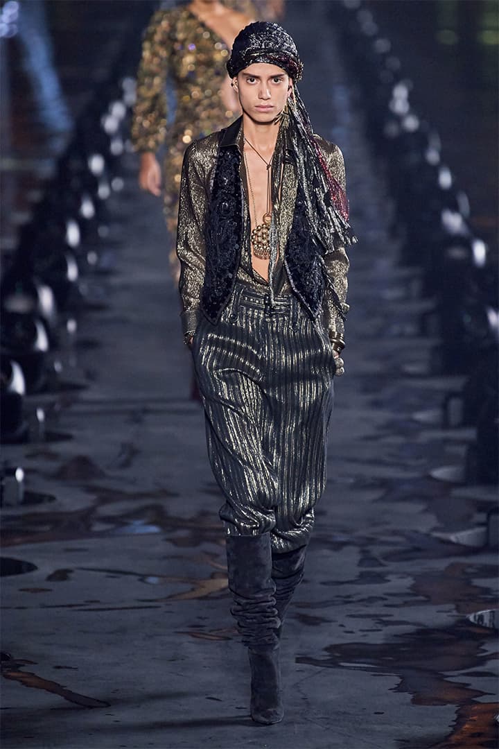 Paris Fashion Week Runway Anthony Vaccarello