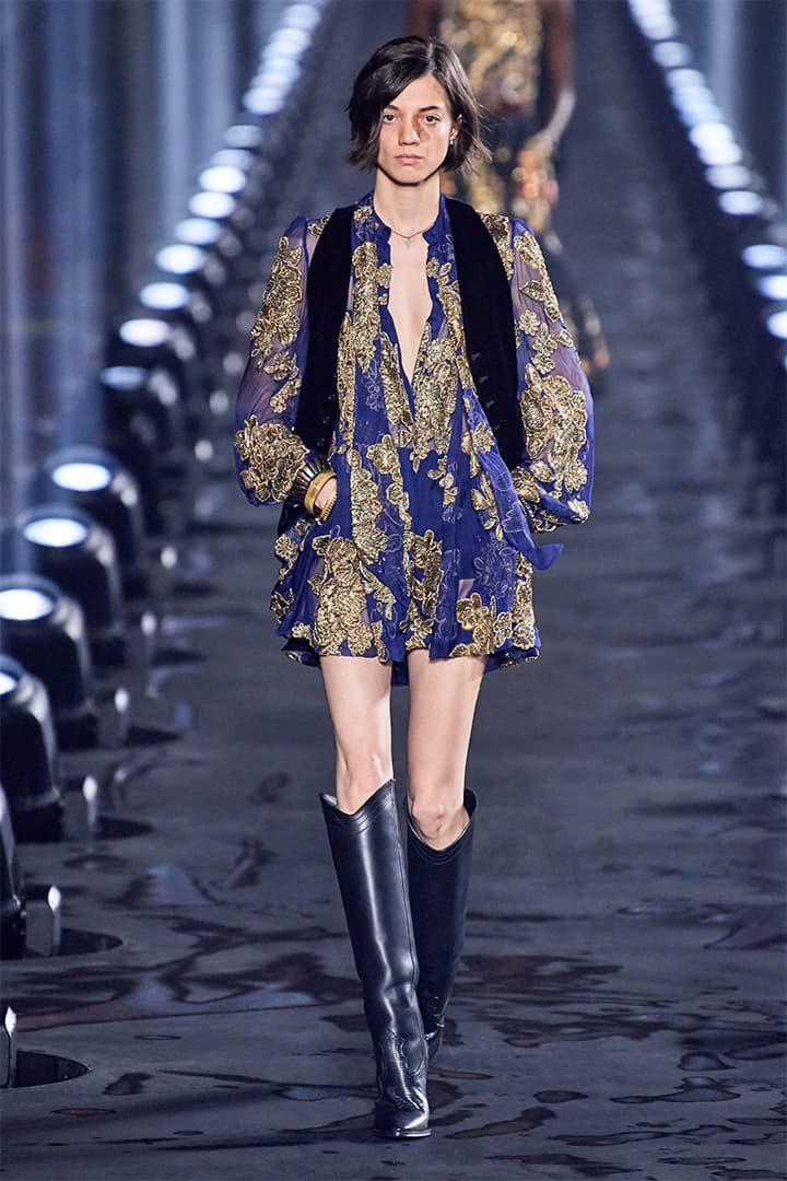 Paris Fashion Week Runway Anthony Vaccarello