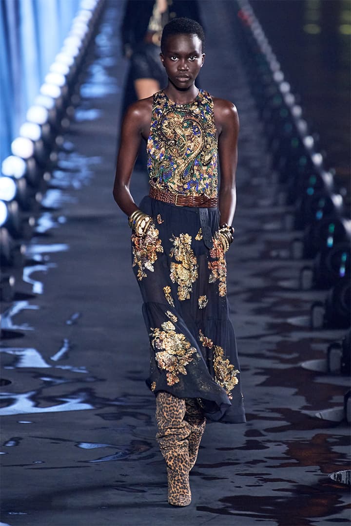 Paris Fashion Week Runway Anthony Vaccarello