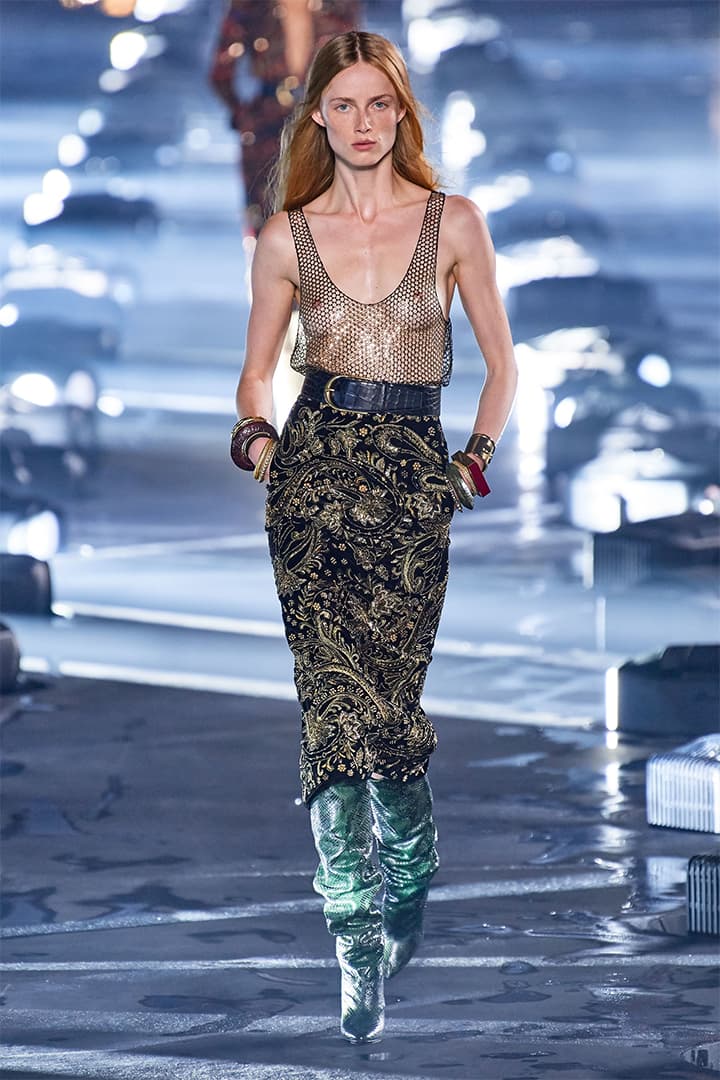 Paris Fashion Week Runway Anthony Vaccarello