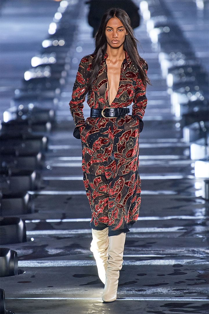 Paris Fashion Week Runway Anthony Vaccarello