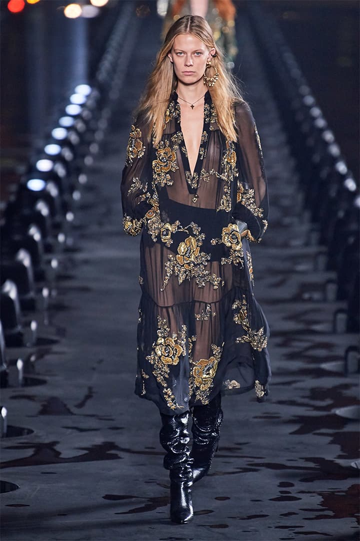 Paris Fashion Week Runway Anthony Vaccarello