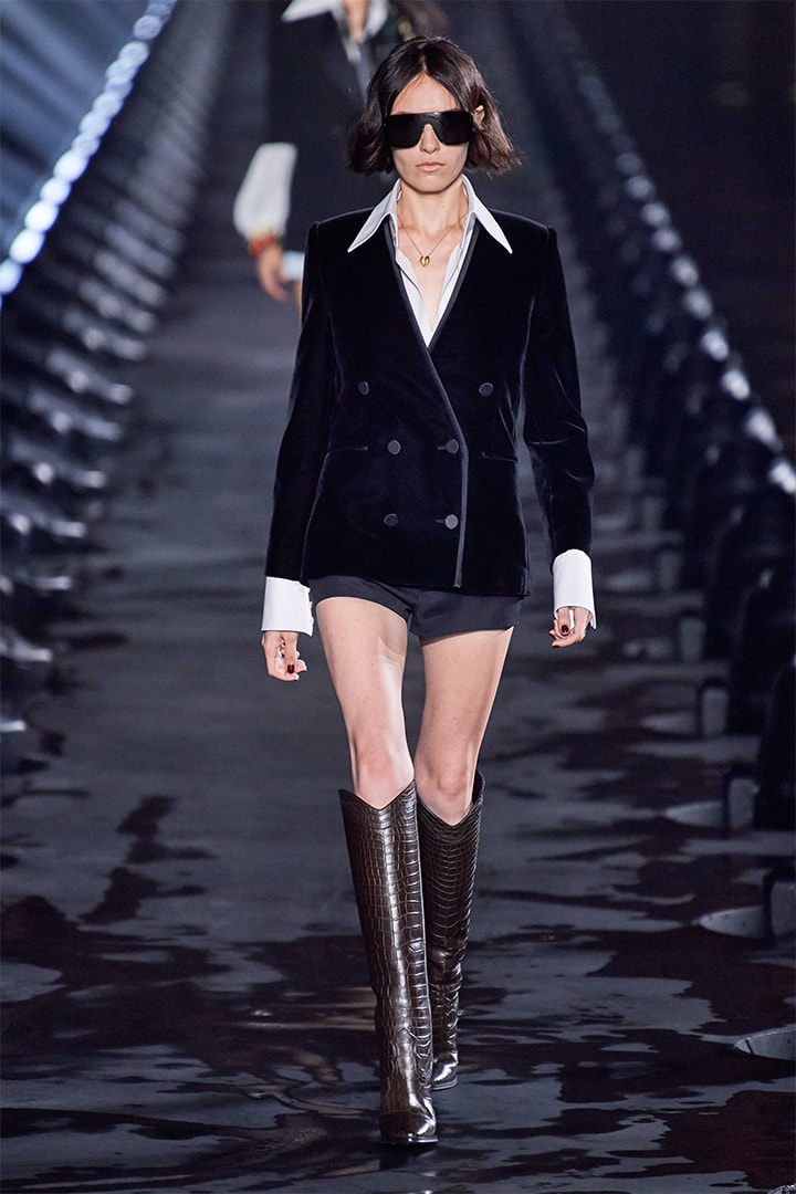 Paris Fashion Week Runway Anthony Vaccarello