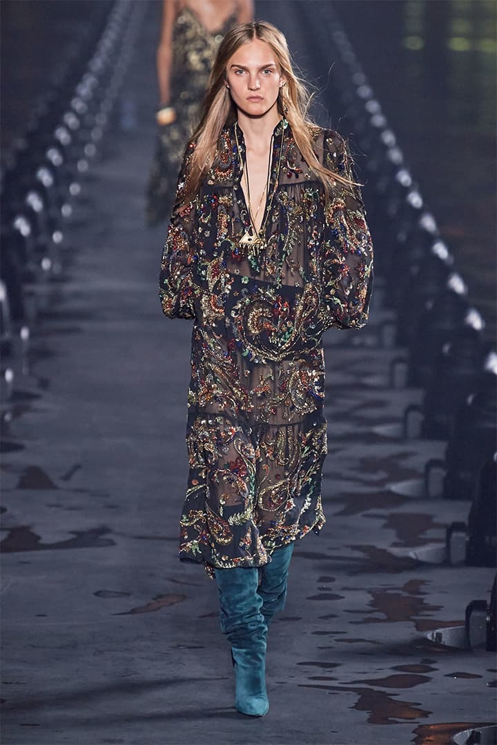 Paris Fashion Week Runway Anthony Vaccarello
