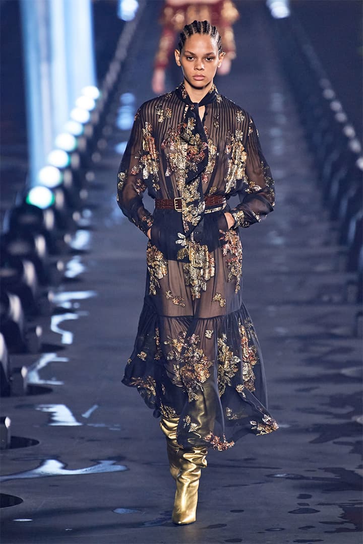 Paris Fashion Week Runway Anthony Vaccarello