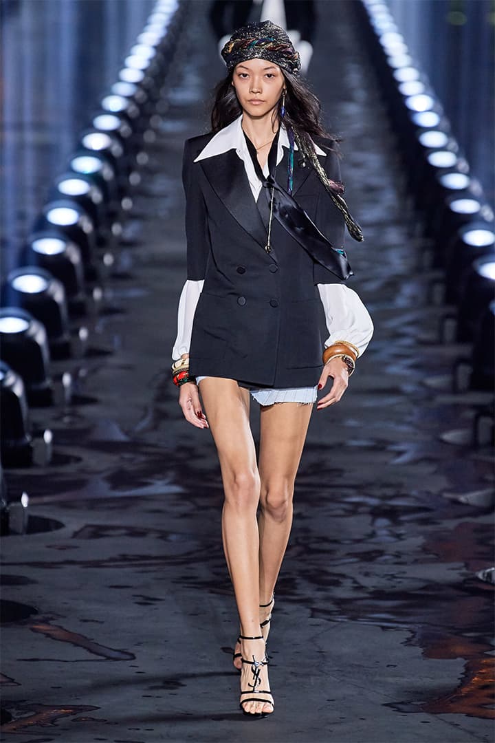 Paris Fashion Week Runway Anthony Vaccarello