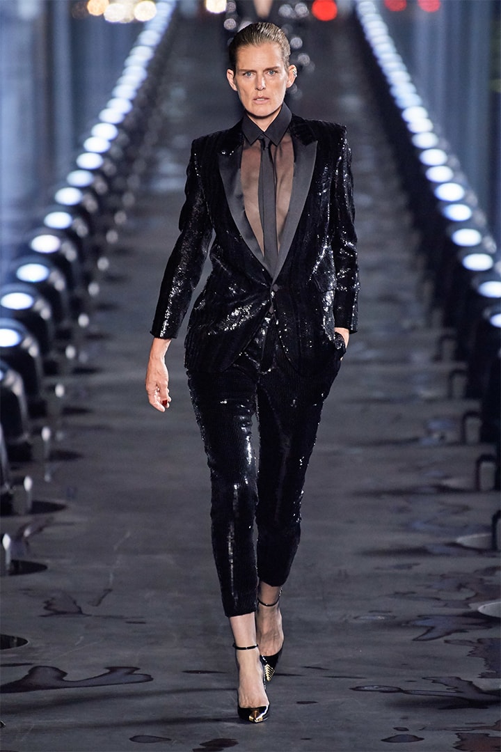 Paris Fashion Week Runway Anthony Vaccarello