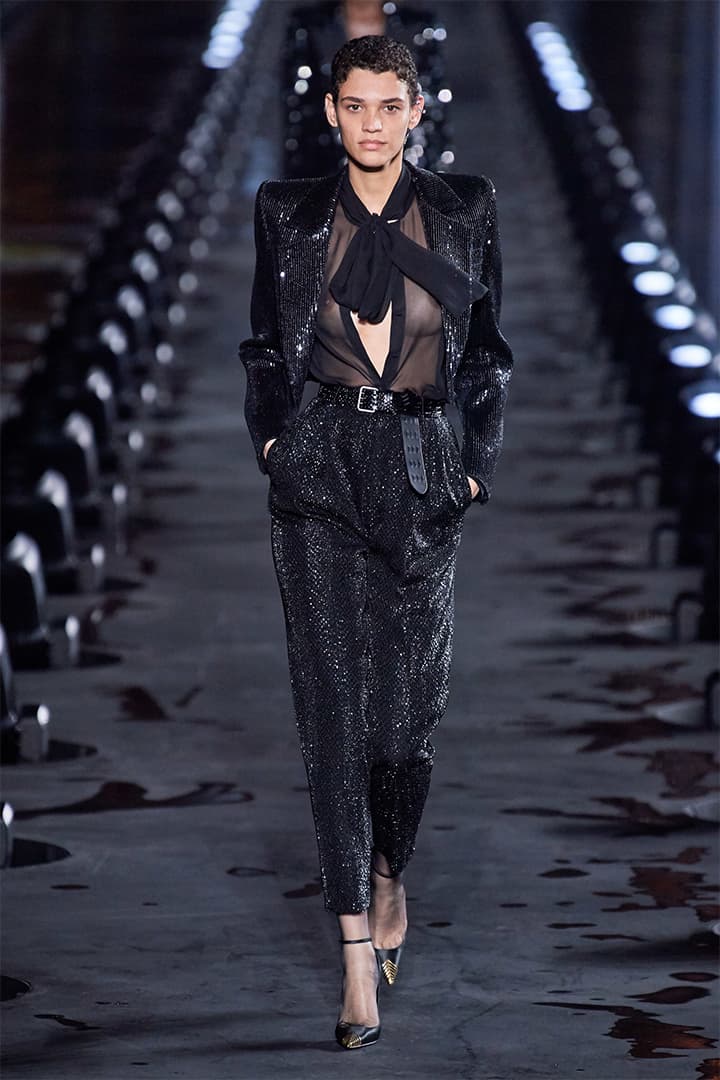 Paris Fashion Week Runway Anthony Vaccarello