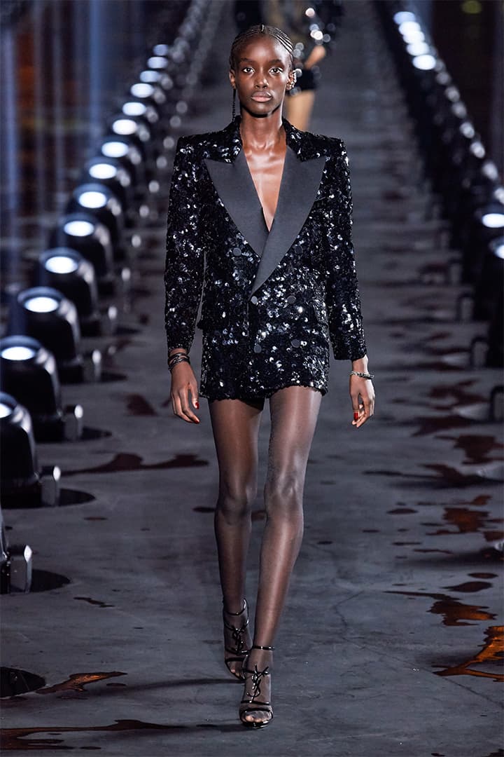 Paris Fashion Week Runway Anthony Vaccarello