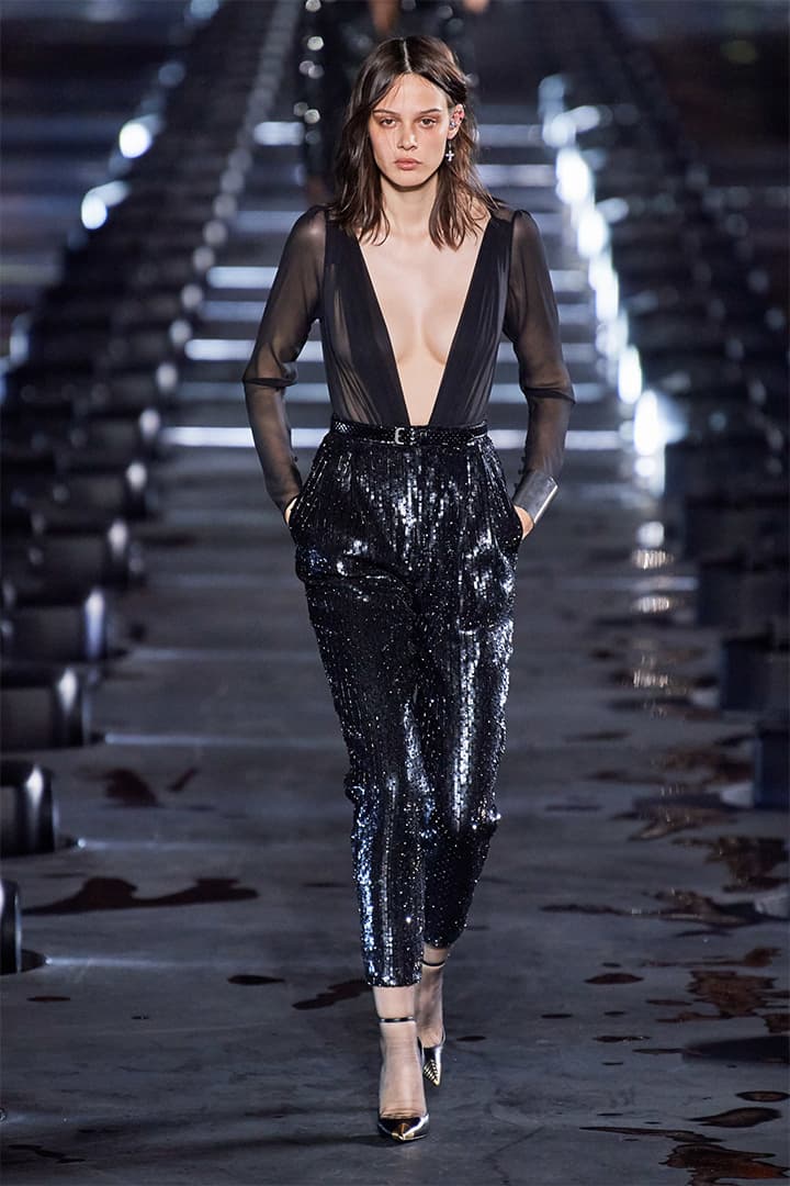 Paris Fashion Week Runway Anthony Vaccarello
