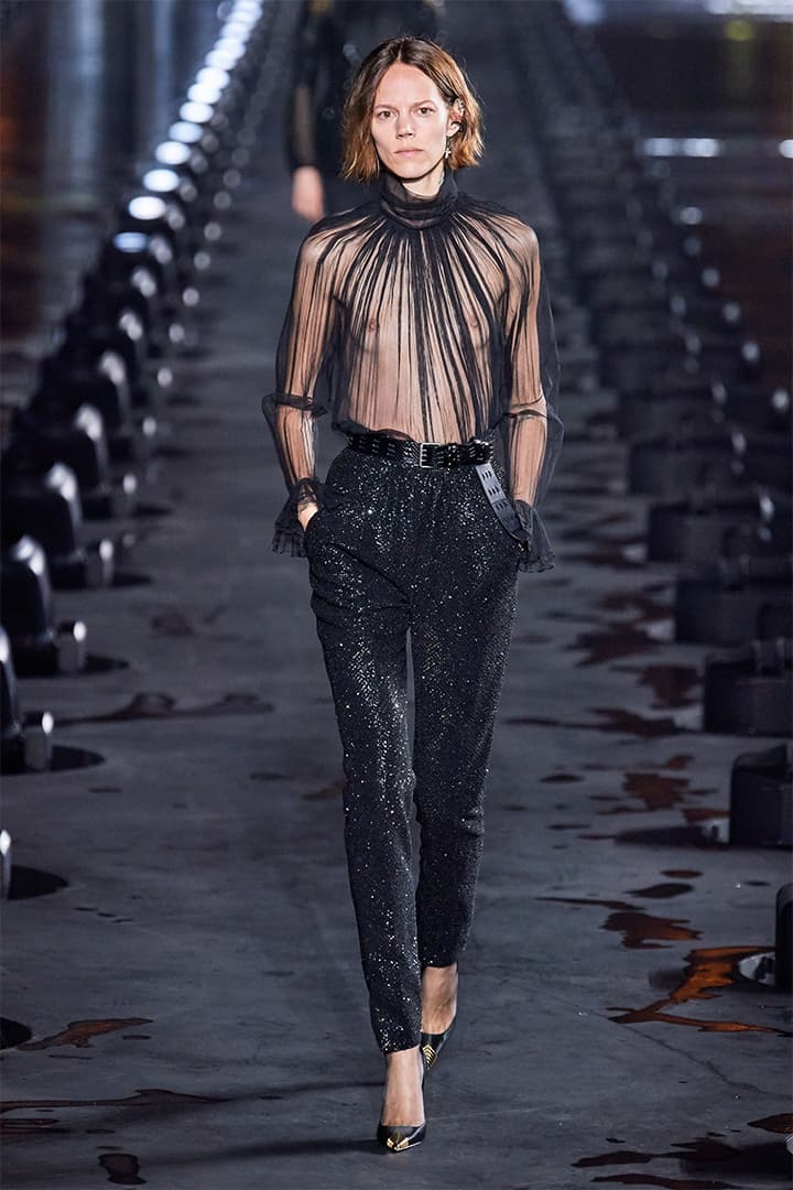 Paris Fashion Week Runway Anthony Vaccarello