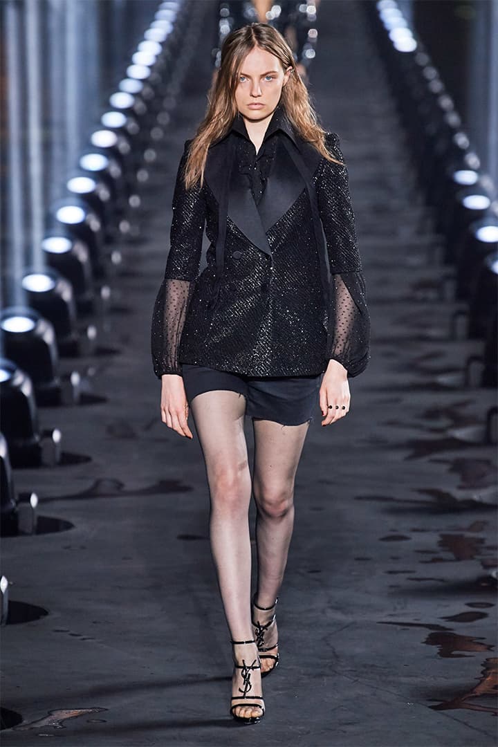 Paris Fashion Week Runway Anthony Vaccarello