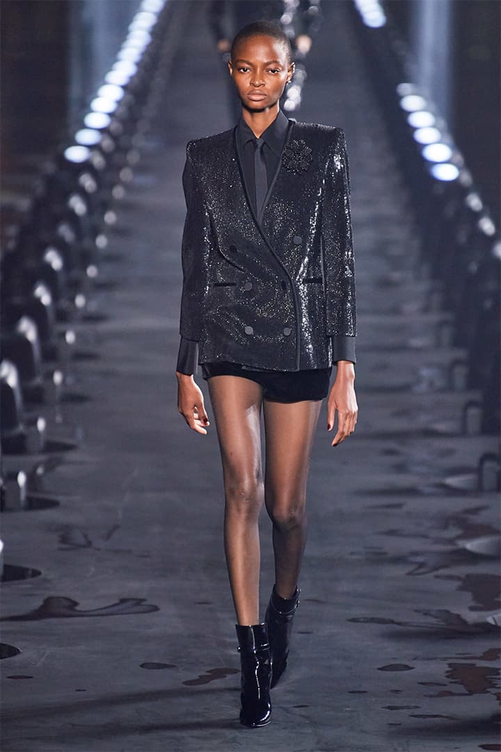 Paris Fashion Week Runway Anthony Vaccarello