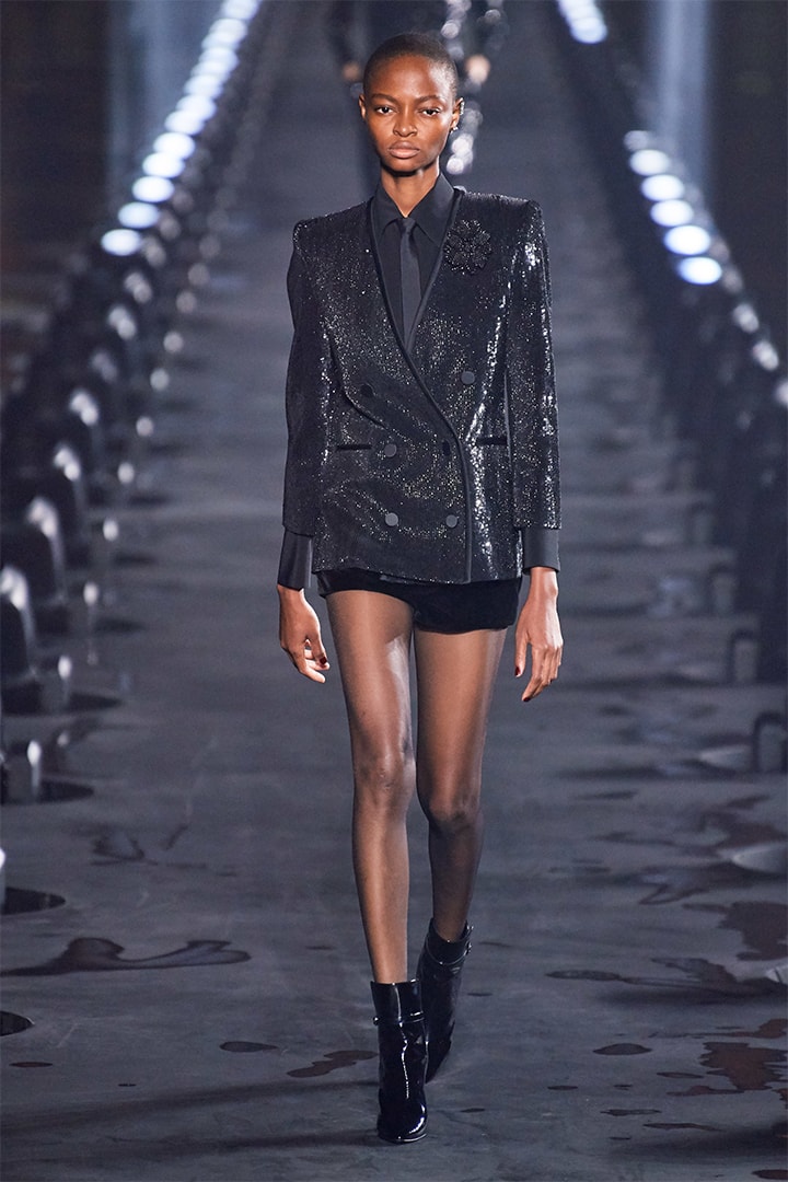Paris Fashion Week Runway Anthony Vaccarello