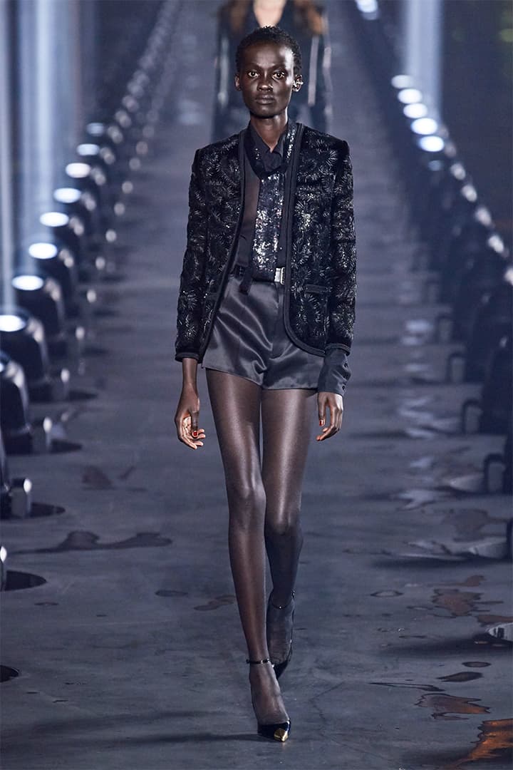 Paris Fashion Week Runway Anthony Vaccarello