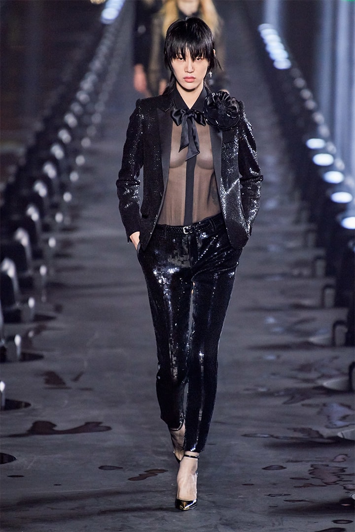 Paris Fashion Week Runway Anthony Vaccarello