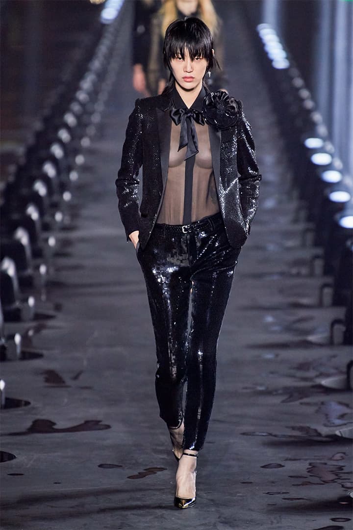 Paris Fashion Week Runway Anthony Vaccarello