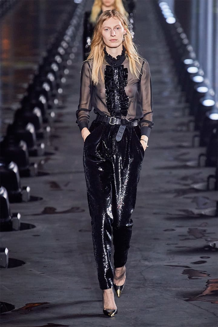 Paris Fashion Week Runway Anthony Vaccarello