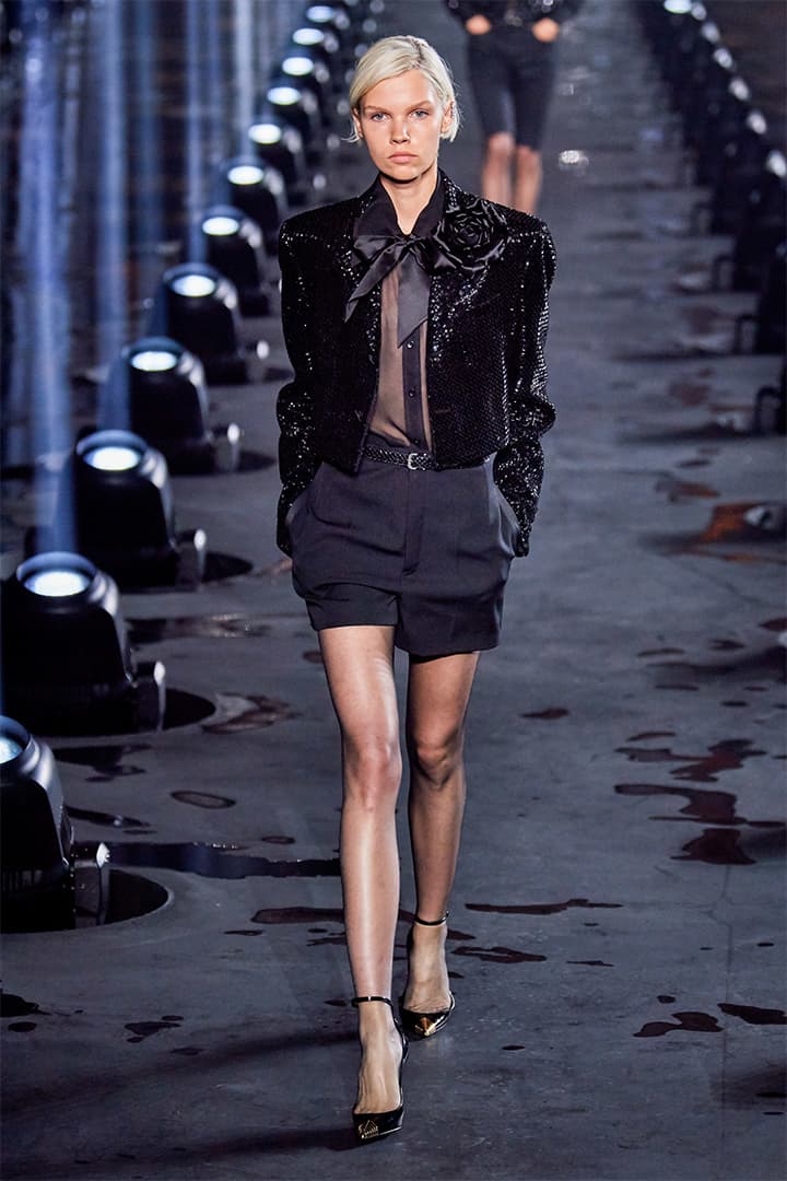 Paris Fashion Week Runway Anthony Vaccarello