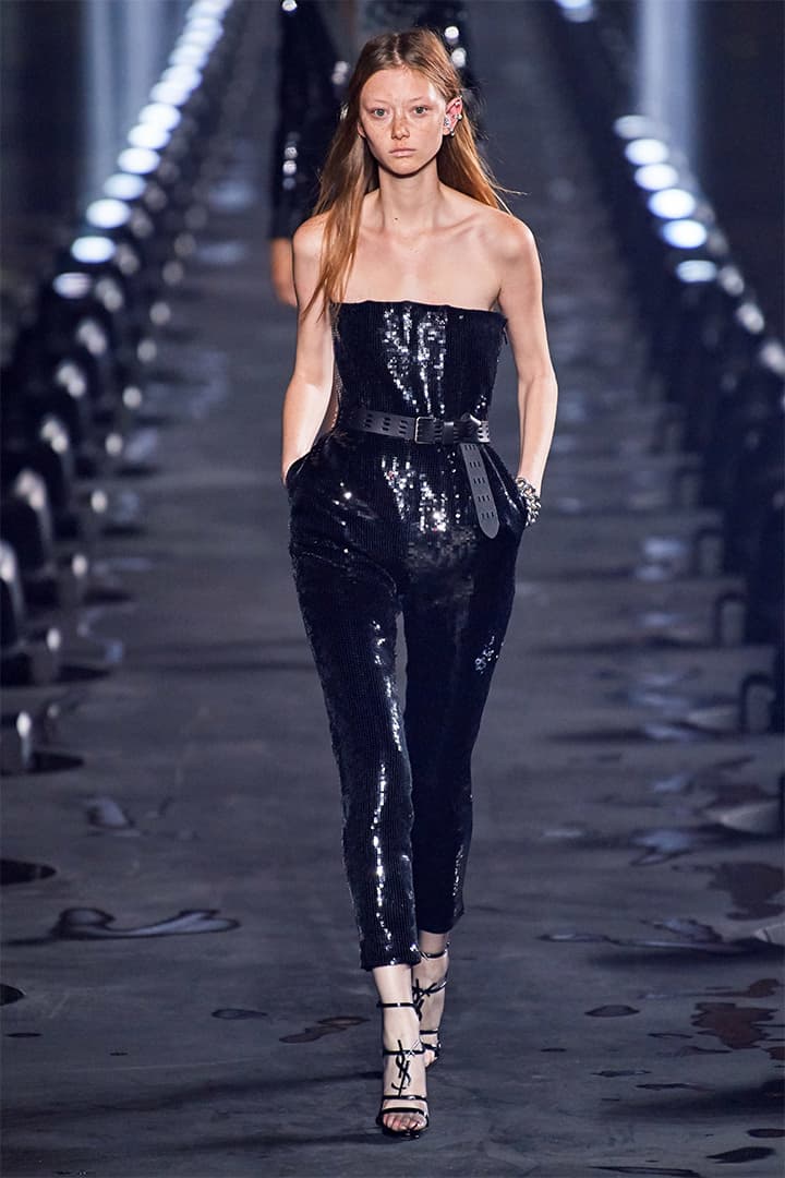 Paris Fashion Week Runway Anthony Vaccarello