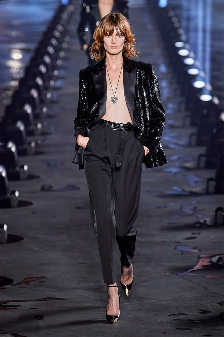 Paris Fashion Week Runway Anthony Vaccarello