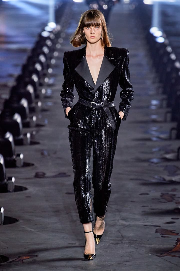 Paris Fashion Week Runway Anthony Vaccarello