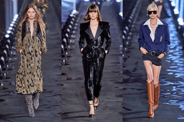 #PFW：Saint Laurent 細膩浪漫的一面！西裝＋短褲的穿法必成潮流