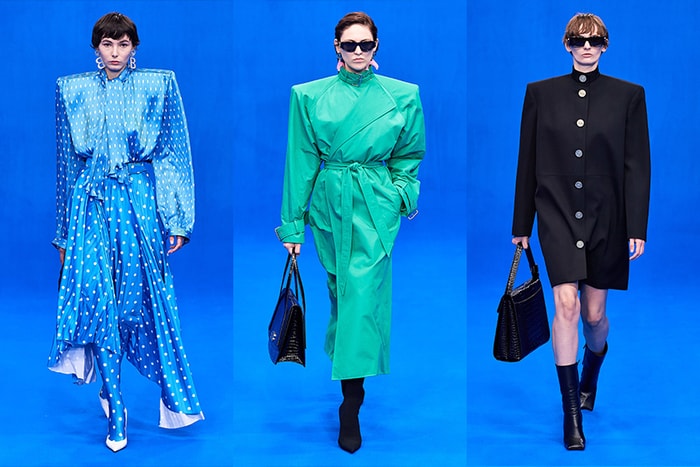 #PFW:白熾燈下的寶藍辦公室,Balenciaga 徹底瓦解職場穿搭的刻板印象!