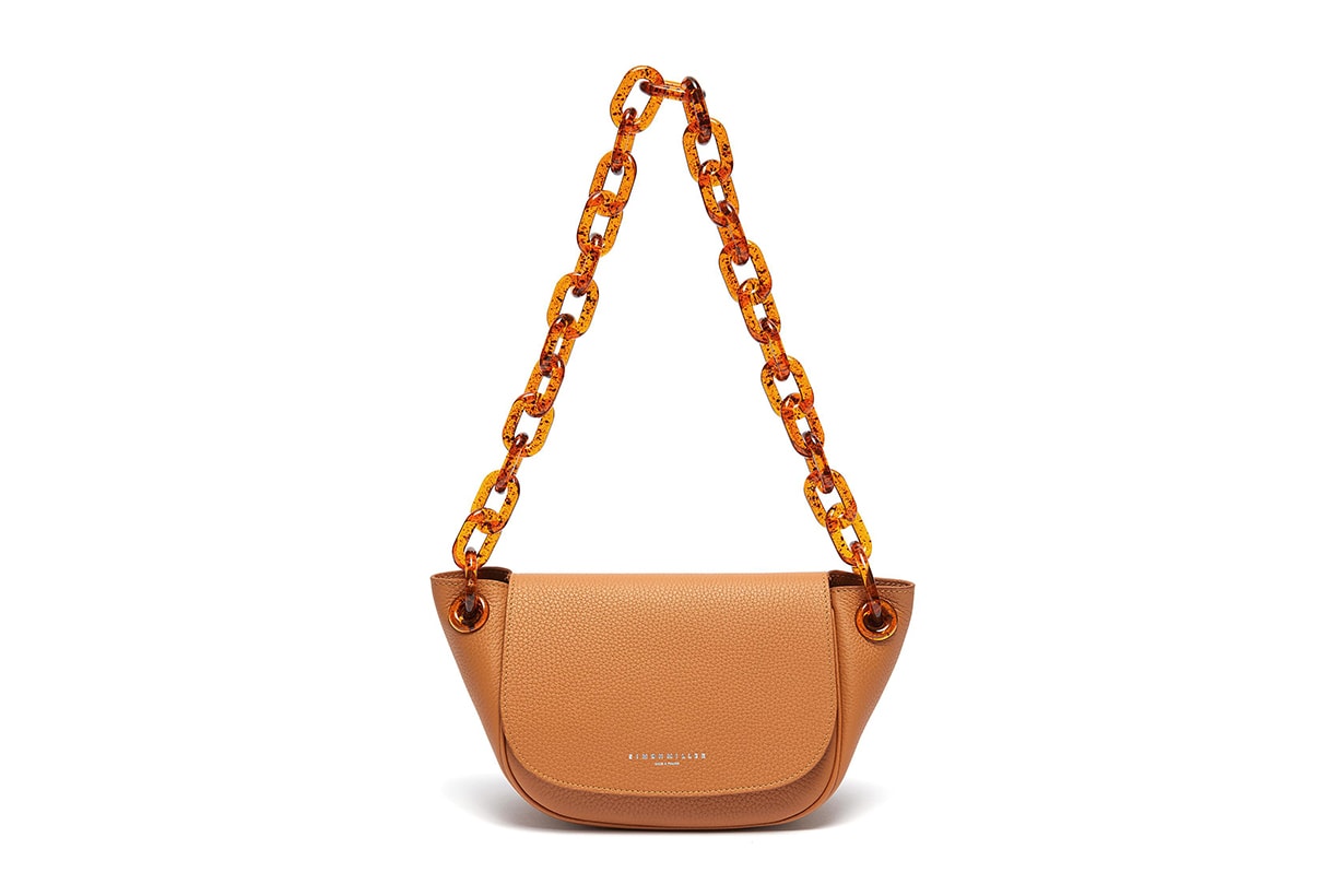 Simon Miller Bend Chunky Chain Leather Shoulder Bag