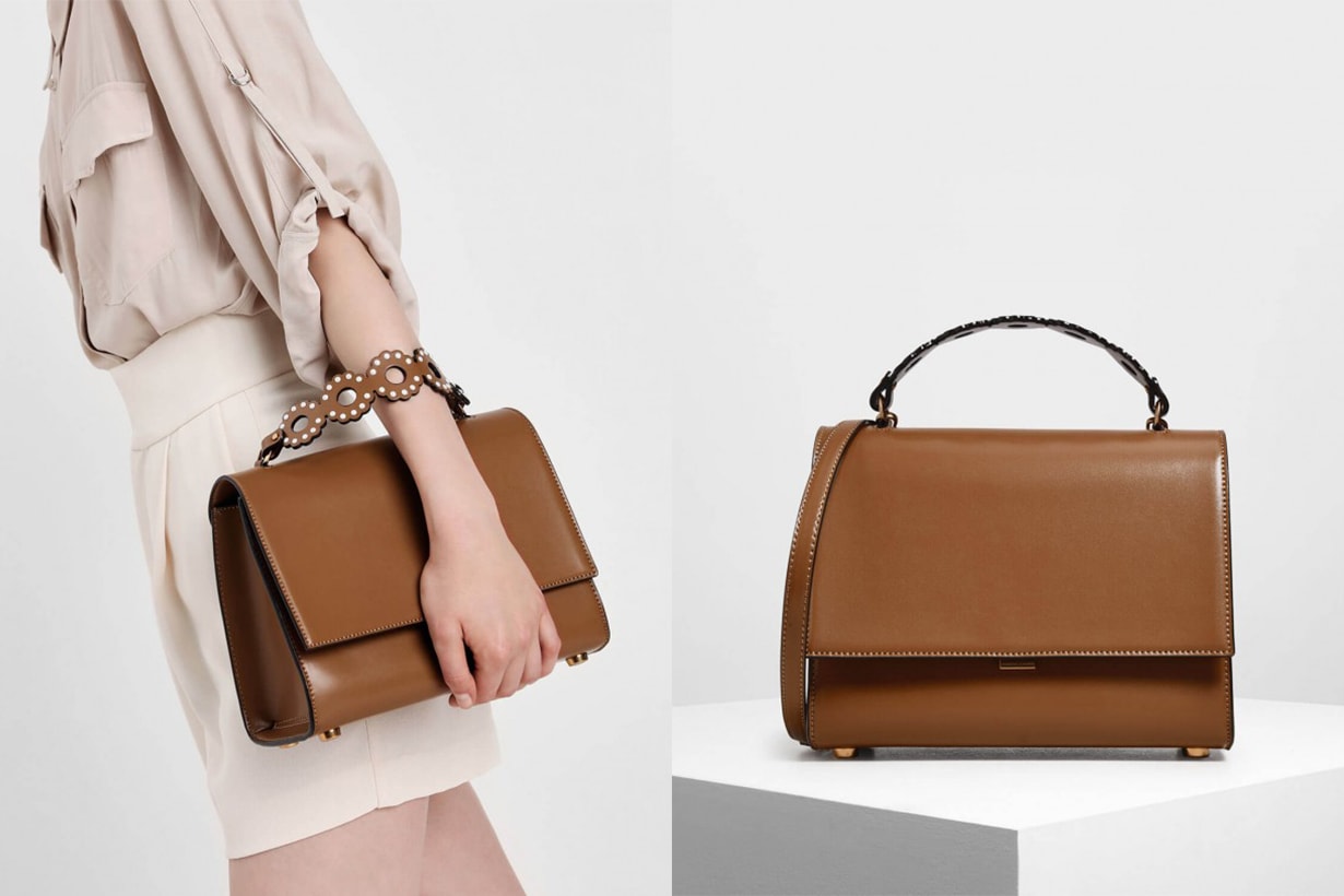 Structured Front Flap Bag