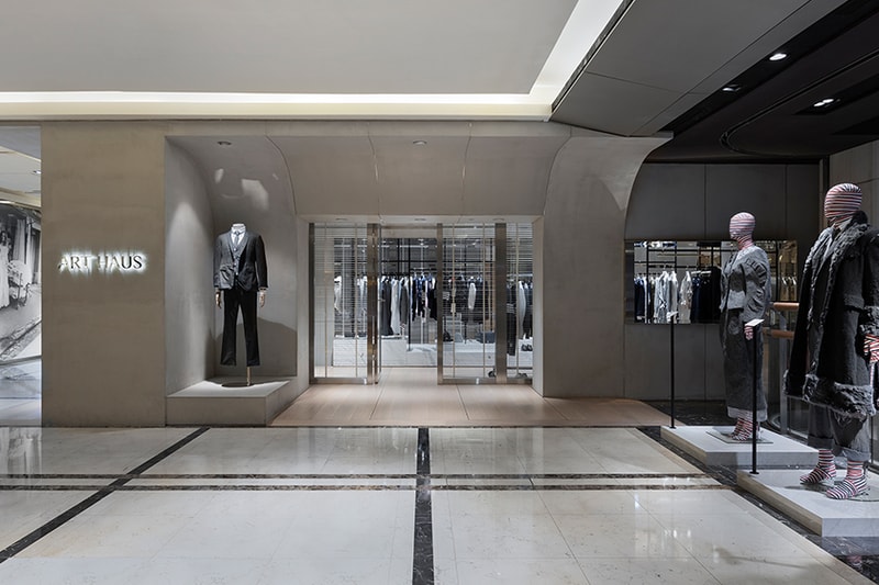 thom browne art haus first pop up taipei xinyi