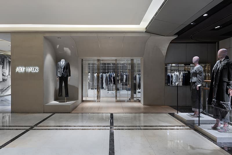 thom browne art haus first pop up taipei xinyi