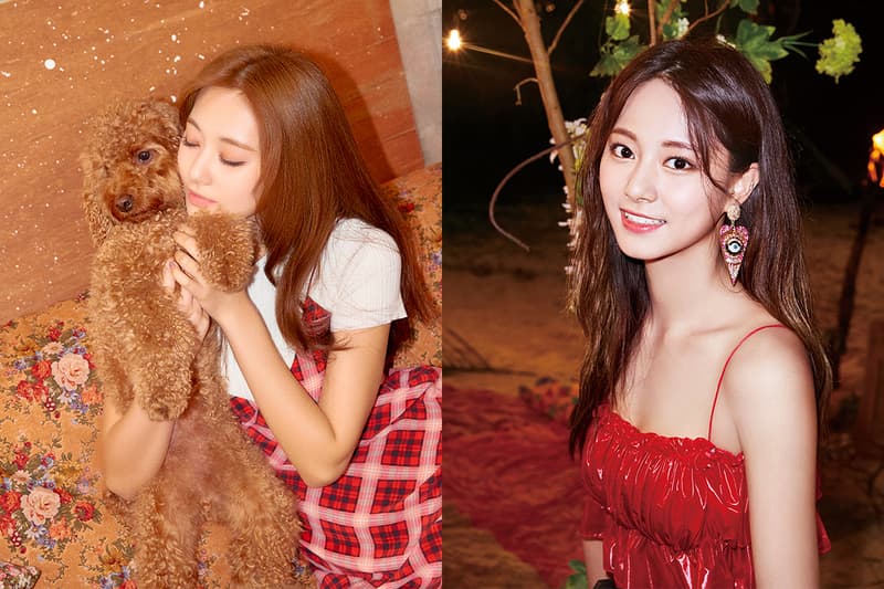 TWICE Chou Tzu Yu Tzuyu blonde hair light brown celebrities hair colour trend 2019 barbie doll k pop korean idols celebrities singers girl bands