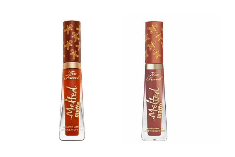 Too Faced Ginger bread Spice Christmas make up collection