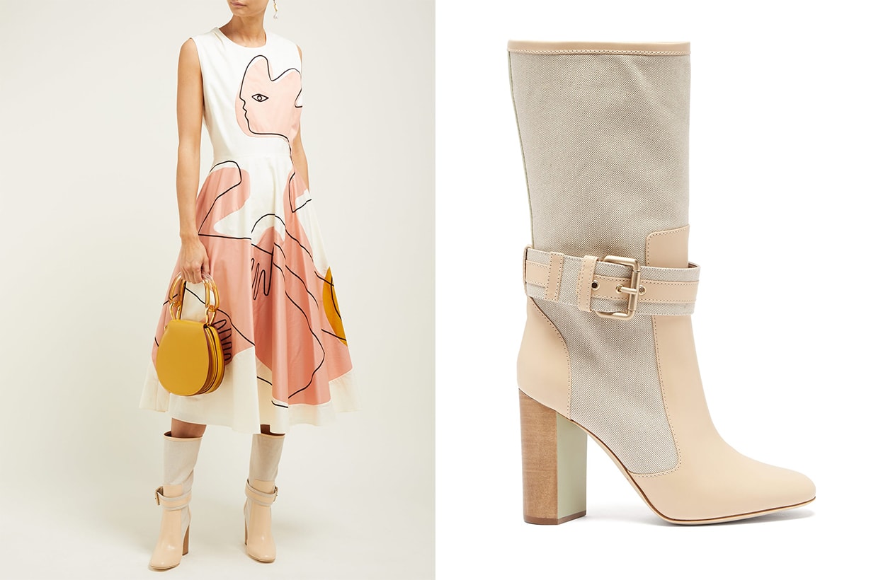 X Roksanda Berenice Canvas Boots