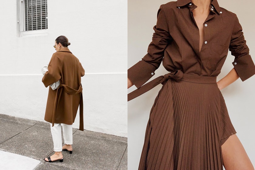 chocolate brown color trends 2019 fw styling inspiration
