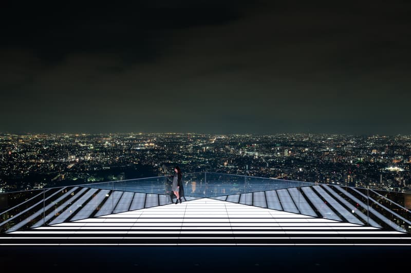 shibuya sky tokyo new landmark night view fuji mountain