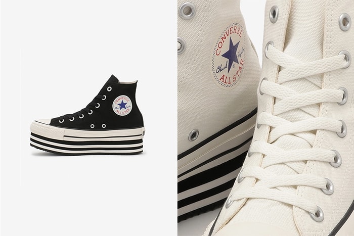 嬌小女生的福音!Converse 再度推出可愛的厚底版本高筒帆布鞋!