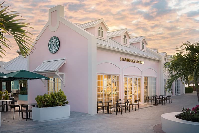 Pink Starbucks Coffee Turks & Caicos Islands Grand Turk