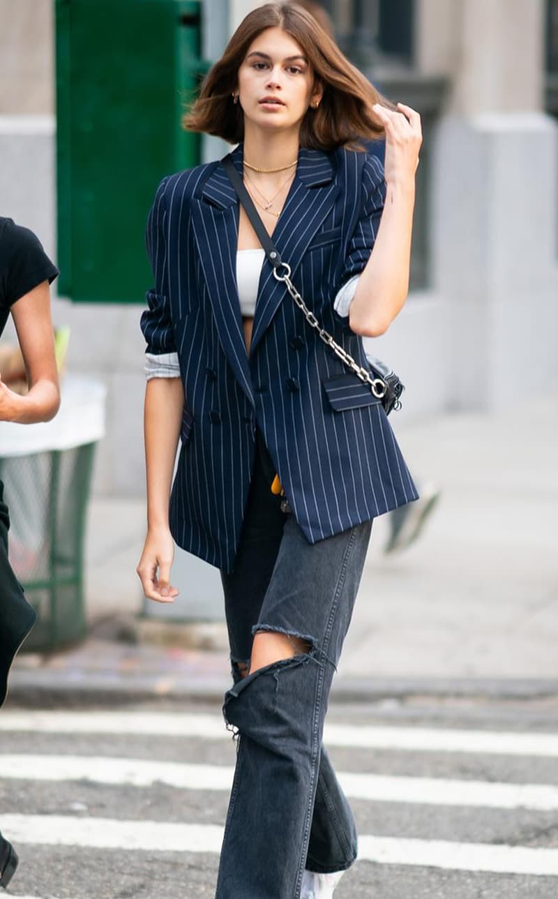 kaia gerber style wear blazers