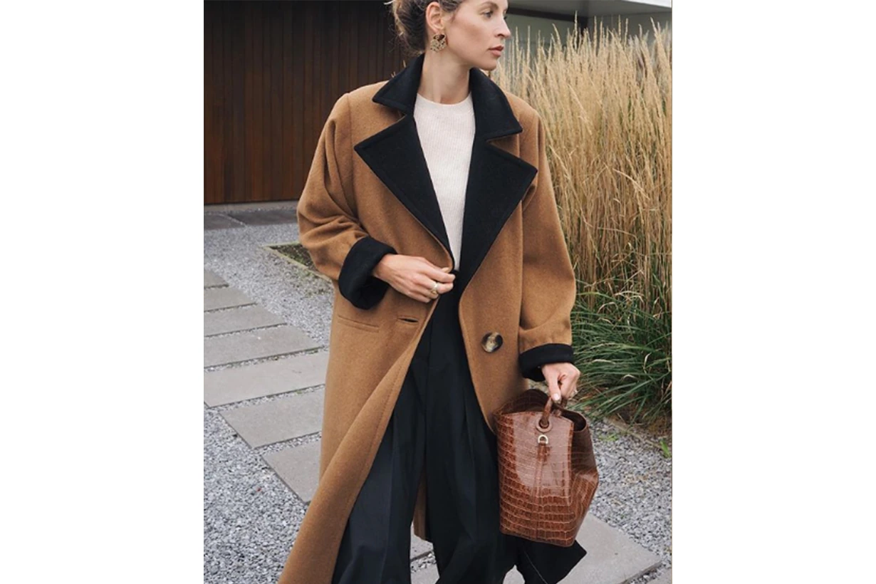 Fall Wool Coat Fashion Style 