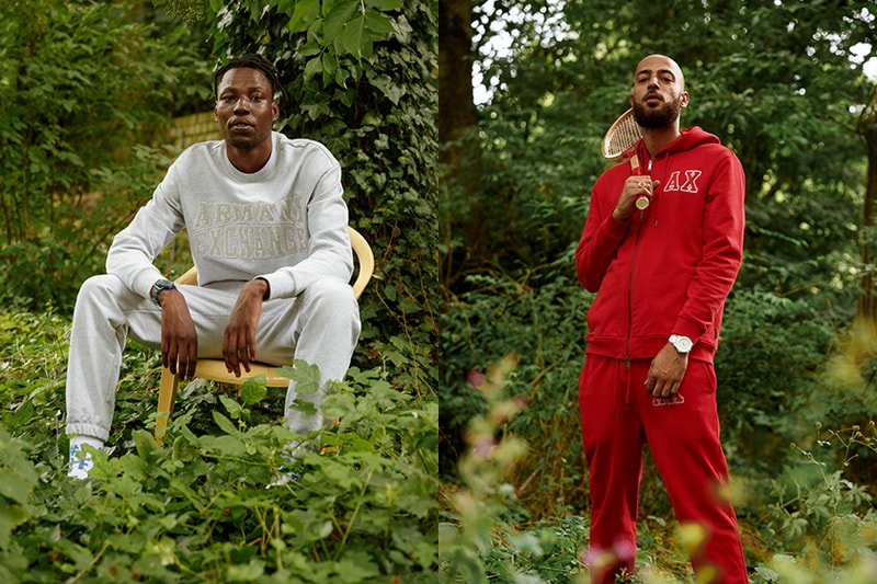 Armani Exchange FW2019 tracksuit-denim