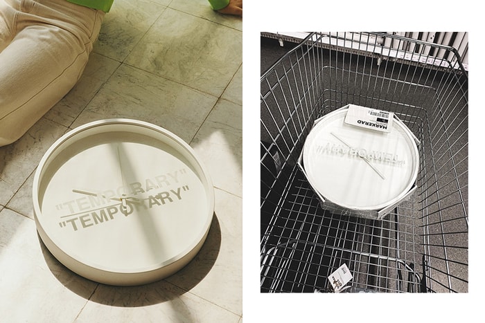 Virgil Abloh x IKEA 聯乘系列開賣倒數,不過這個掛壁鐘已經無預警在店內發售了?
