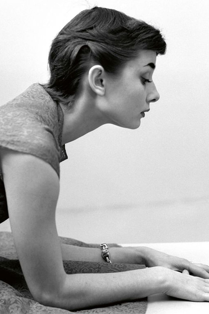 Audrey Hepburn Black and White Photo